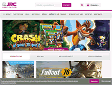 Tablet Screenshot of jrc.cz